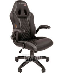 Офисное кресло Chairman Game 15 экопремиум черный/серый