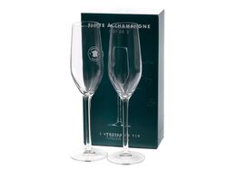 Набор бокалов для шампанского стеклянных 2 шт. 160 мл Loyalty Q5532