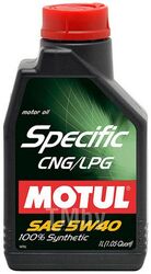 Моторное масло синтетическое MOTUL 5W40 (1L) SPECIFIC CNG LPG ACEA C3 API SM CF BMW LL-04 101717