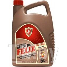 Моторное масло полусинтетическое FELIX 10W40 5L API SG CD 430900015