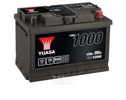 Аккумулятор CaCa 12V 70Ah 620A ETN 0(R+) B3 278x175x190 17,2kg YUASA YBX1096