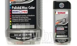 Воск полировочный цветной (серый) SONAX позволяет скрыть мелкие царапины и сколы 500ml SX296 300