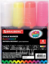 Набор маркеров Brauberg Pop-Art / 151545 (4шт)