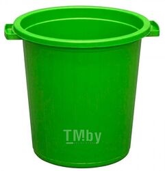 Бак мусорный 35 л без крышки м/п цвет. (зеленый) Zeta