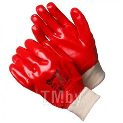 Перчатки МБС, интерлок с покрытием ПВХ красного цвета (размер 10 (XL)) GWARD Ruby GSP0111R-I-XL