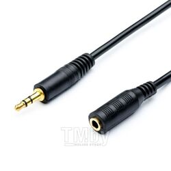 Аудио-кабель удлинитель 1.8 m Jack3.5(m)/Jack3.5(f) ATCOM AT6847