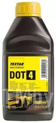 Жидкость тормозная DOT 4, 0.5л TEXTAR 95002400