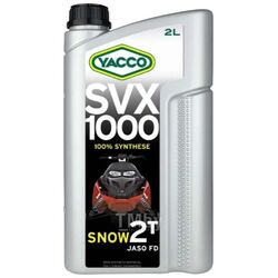 Масло моторное синтетическое 2 л - API TC , ISO-L-EGD , JASO FD YACCO YACCO SVX 1000 SNOW 2T/2