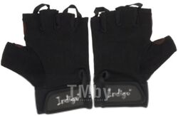 Перчатки для пауэрлифтинга Indigo SB-16-1575 (M, черный)