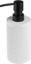 Диспенсер (дозатор) для мыла PURE SERENITY, белый, (Композитный материал: полирезин под натуральный камень, карбонат кальция) PERFECTO LINEA 35-710101