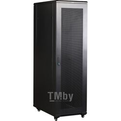 Шкаф 19" Business, 42U 600x1200, черный, передняя дв. перфорир., задняя дв. распашная перфорир. TWT-CBB-42U-6x12-P1