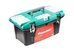 Ящик для инструментов Hammer Flex 235-019 19" с металл. замками и органайзером 480*235*270м
