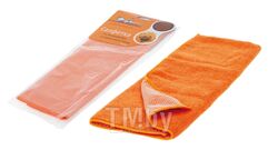 Салфетки из микрофибры и коралловой ткани (оранжевый) ABA04