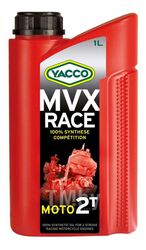 Масло моторное синтетическое 1 л - API TC+, полностью синтетическое масло с добавлением эстеров YACCO MVX RACE 2T/1