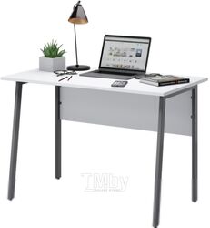 Письменный стол Domus Старк-1 / 12-007-01-71 (белый/металл графит)