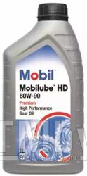 Масло трансмиссионное MOBILube HD 80w-90, 1L минеральное - API GL-5 MOBIL 142132