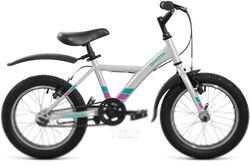 Велосипед Forward Dakota 16 2022 / RBK22FW16578 (серый/фиолетовый)