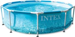 Каркасный бассейн Intex Metal Frame Beachside / 28208 (305х76) (c фильтром и насосом)