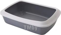 Туалет-лоток Savic Iriz 50 026400WG (серый/белый)