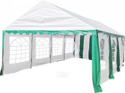 Торговая палатка Sundays Party 4x8 (белый/зеленый)