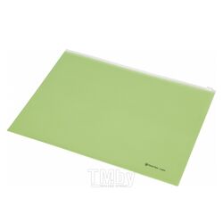 Папка конверт на молнии А4 " C4604" зеленый пастельный Panta Plast 0410-0039-04