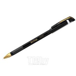 Ручка шариковая "xGold", 0,7мм, черная, черные чернила, грип Berlingo CBp_07501