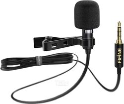 Микрофон FIFINE C2, петличный, Black