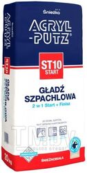 Шпатлевка малярная Sniezka ACRYL-PUTZ ST10 START 20кг