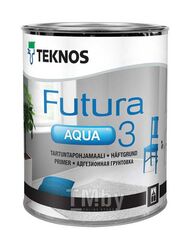 Грунт-краска Teknos Futura Aqua 3 Valkoinen 2,7л 910251003