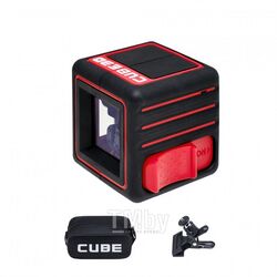 Лазерный уровень ADA CUBE 3D Home Edition (лазерный уровень, батарея, крепление универсальное-зажим, инструкция, мягкая сумка) А00383
