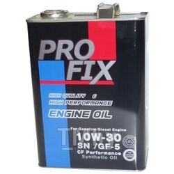 Масло моторное синтетическое 4л - Engine Oil 10W30 SN/GF-5 (уп.-6 шт.) PROFIX SN10W30C