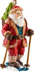 Елочная игрушка Erich Krause Decor Санта на лыжах / 27584