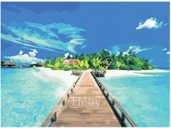 Картина по номерам Остров Сокровищ Райское наслаждение / 662484