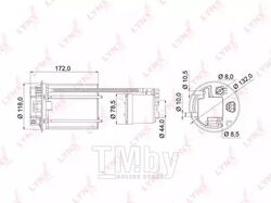 Фильтр топливный TOYOTA RAV-4 III(_A30) 2.0-2.4 05> LYNXauto LF-985M