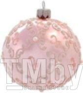 Шар новогодний Orbital Шар Д-183-2 / 200-012-4 (8см, розовый/глянец)