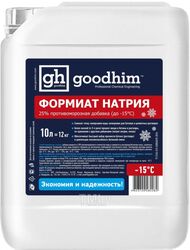 Противоморозная добавка GoodHim Формиат натрия ФН-25% / 63 (10л)