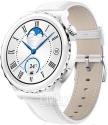 Смарт-часы Huawei WATCH GT 3 Pro Silver Bezel White Ceramic Case (FRG-B19)