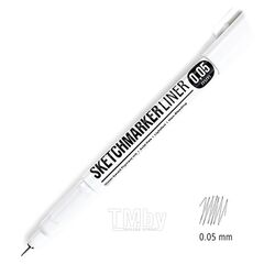 Ручка капиллярная 0.05 мм, черный Sketchmarker SML-005