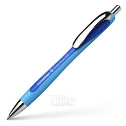 Ручка шарик/автомат. "Slider Rave XB" пласт., голубой/синий, стерж. синий Schneider 132503