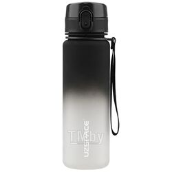 Бутылка для воды UZSpace Black/White / 3038 (1л, черный/белый)