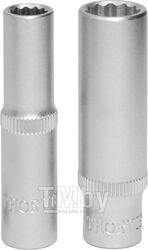 Головка торцевая глубокая 12-гранная 1/4"DR, 6 мм Thorvik FS31406