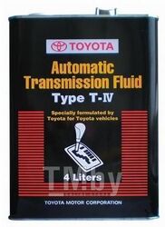 Трансмиссионное масло TOYOTA 4L AUTO FLUID TYPE T-IV 888681015
