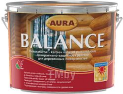 Защитно-декоративный состав Aura Wood Balance (9л, палисандр)