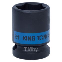 Головка торцевая ударная шестигранная KING TONY 1/2", 21 мм 453521M