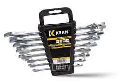 Ключи рожковые KERN 6-22мм CrV (набор/8шт) KE130083