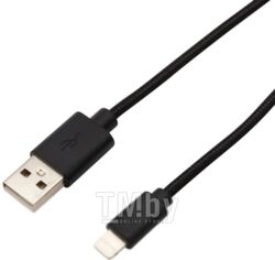 Кабель Rexant USB Lightning / 18-7055 (1м, черный)
