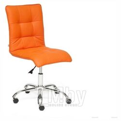 Кресло ZERO кож/зам, оранжевый 14-43