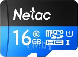 MicroSDHC 16GB Class 10 UHS-I Netac P500 Standard