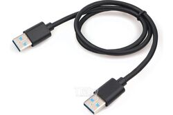 Кабель USB 3.0 A-A USB 3.0 AM/AM (папа - папа) 0.6м, медь, экран, черный Cablexpert Gembird CC-USB3-AMAM-0.6M