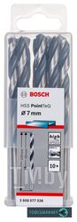 Сверло спиральное Bosch HSS PointTeQ 7,0мм DIN 338 (135 град.) по металлу (10 шт.) 2.608.577.238 BOSCH